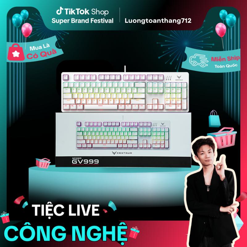 [ CENTAUR x Luongtoanthang721 ] Bàn Phím Cơ Centaur GV999 | Centaur Việt Nam ban  phim may tinh