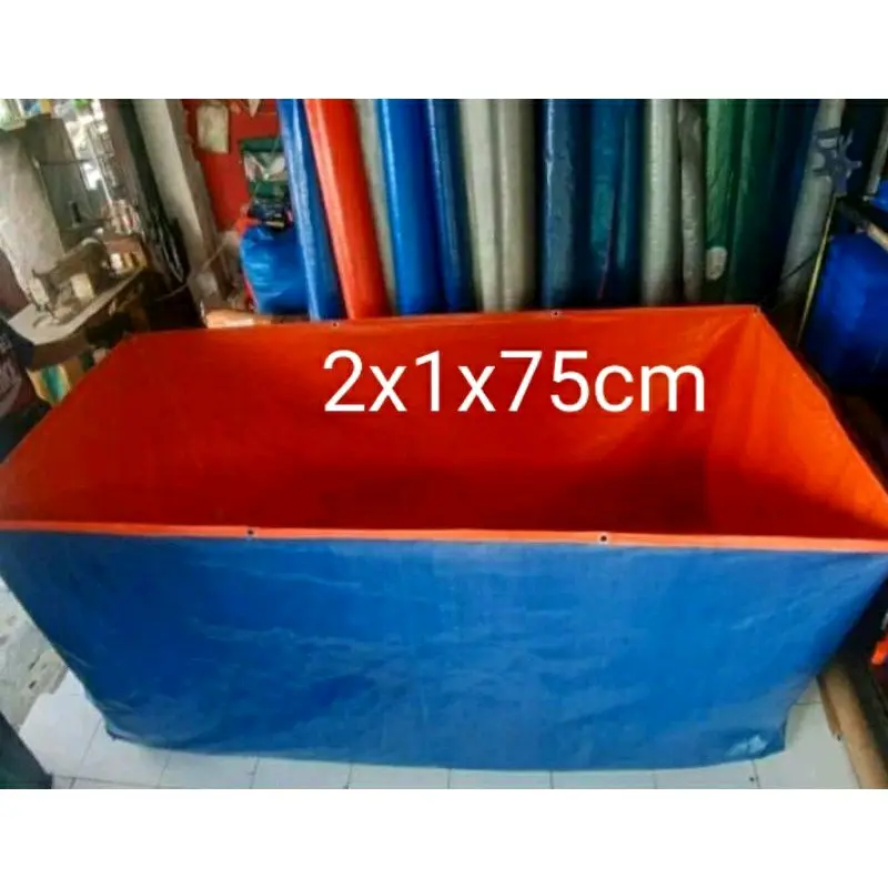 Terpal Kolam Ikan Kotak Type/Ketebalan A5, A8, A12 100% Original Korea Tahan Lama 4