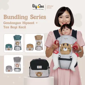 Promo Bundling Gendongan Hipseat + Tas Kecil  Karakter Tiger - Big Bee