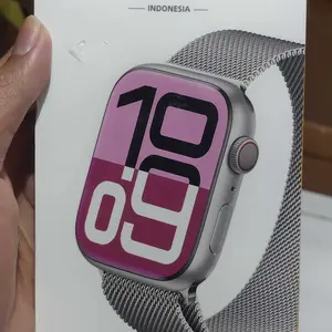 Aibro MW68 Jam Smartwatch Wanita & Pria |  Layar AOD | Monitor GPS Tracking | NFC Support | Bluetooth Call Ponsel |  Kalkulator | Wireless | Strap Rantai Pasir Rubber