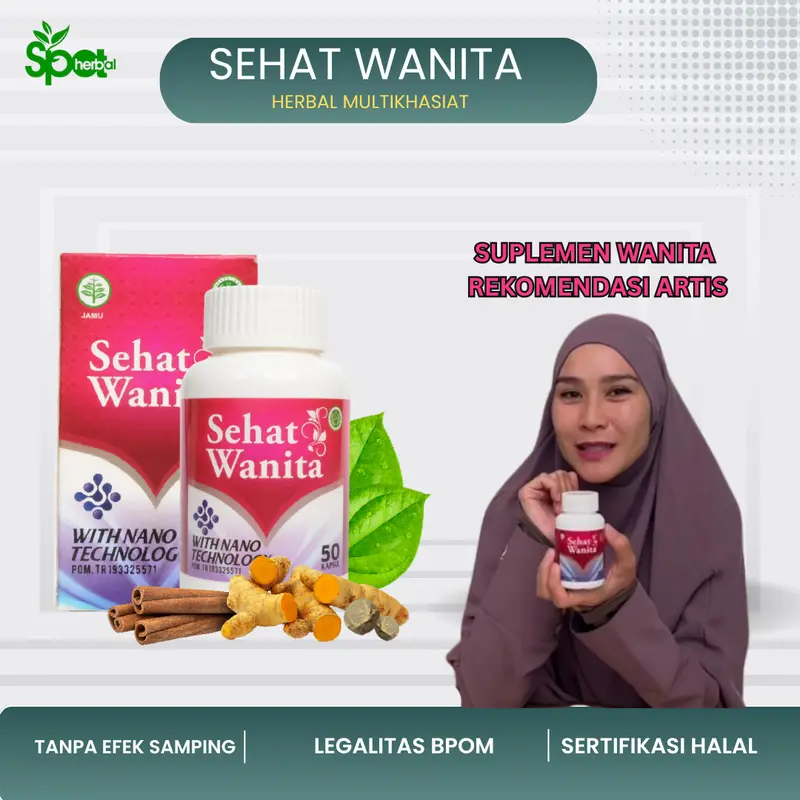 Sehat Wanita Herbal Khusus Masalah Pada Wanita Isi 50 Kapsul Dan 100 Kapsul 0