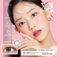 Gambar X2 Sanso Color - Varian Shadow Soflen Minus -   Softlens Silicone Hydrogel 14.5mm Base Curve 8.8mm 55% Water Content - Plano/Normal dari X2 Softlens Kota Administrasi Jakarta Pusat 1 Tokopedia