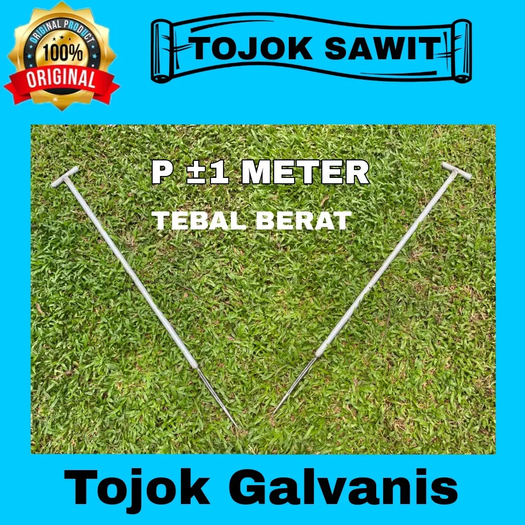 TOJOK SAWIT TEBAL ORIGINAL,TEBAL DAN KUAT, BAHAN MATA BAJA PER FUSO