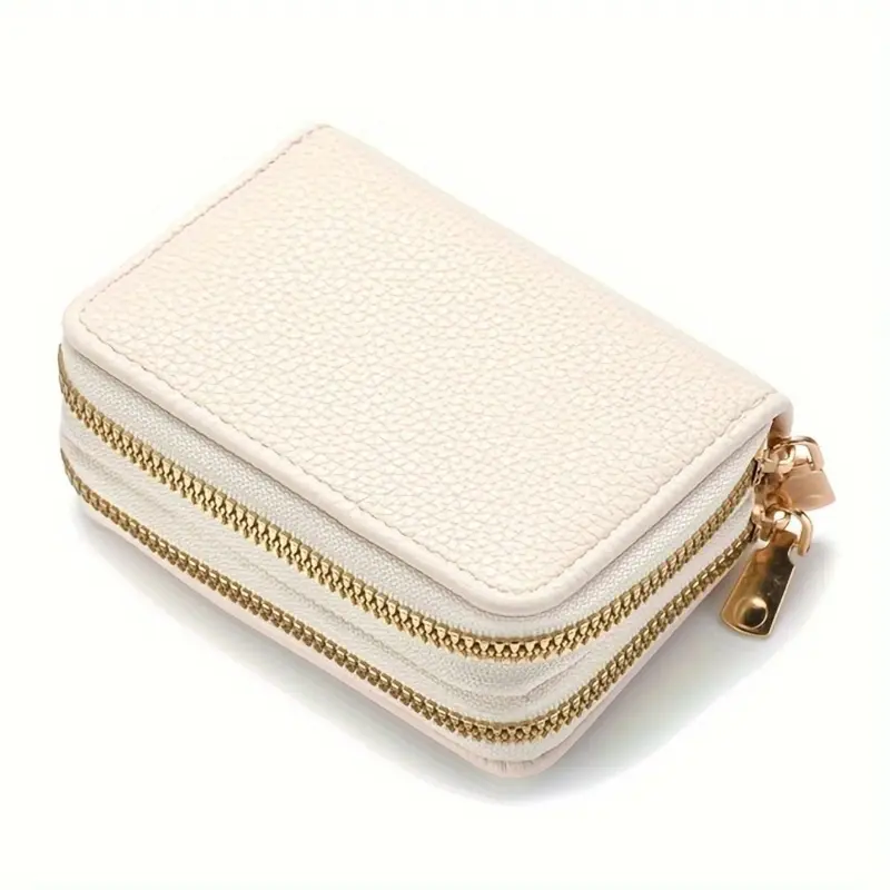 DOMPET LIPAT WANITA 2 RESLETING KULIT WA599B5 KECIL HITAM KARTU UANG KOIN MINI MURAH BATAM PENDEK KEKINIAN KOREA CEWEK LENIA PREMIUM POLOS LUCU 5