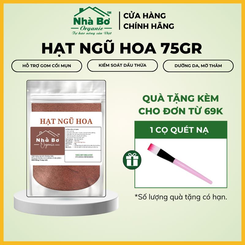 Hạt Ngũ Hoa 75g và 250g | Nhà Bơ Organic - Dưỡng Da Mặt