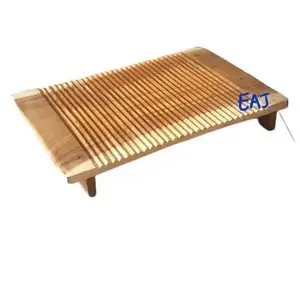 Papan Cuci Baju Kayu Alas Cuci Baju Papan Gerigi Gilesan Baju papan gilas Kayu Nangka Klepu 58cm x 39cm x 75cm Awet Kuat Tahan Lama Terbuat dari Kayu Utuh Kayu Nangka dan Klepu