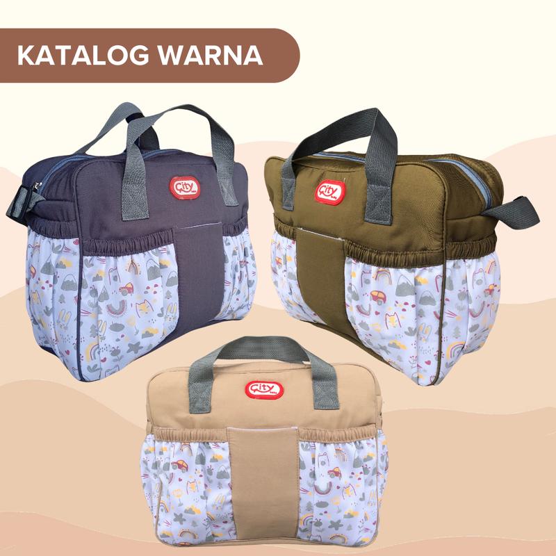 Tas Bayi Ukuran Besar Tas Bayi Ransel Bayi  Model Print Premium Bags diaper  bag 2