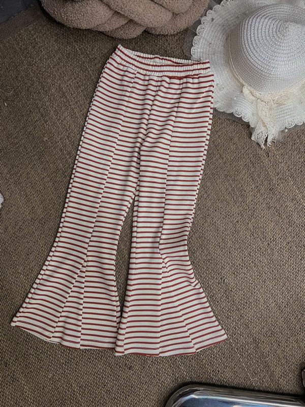 Quần Dài Loe Sọc 2 Màu 47H Bán Lẻ Dành Cho Bé Gái