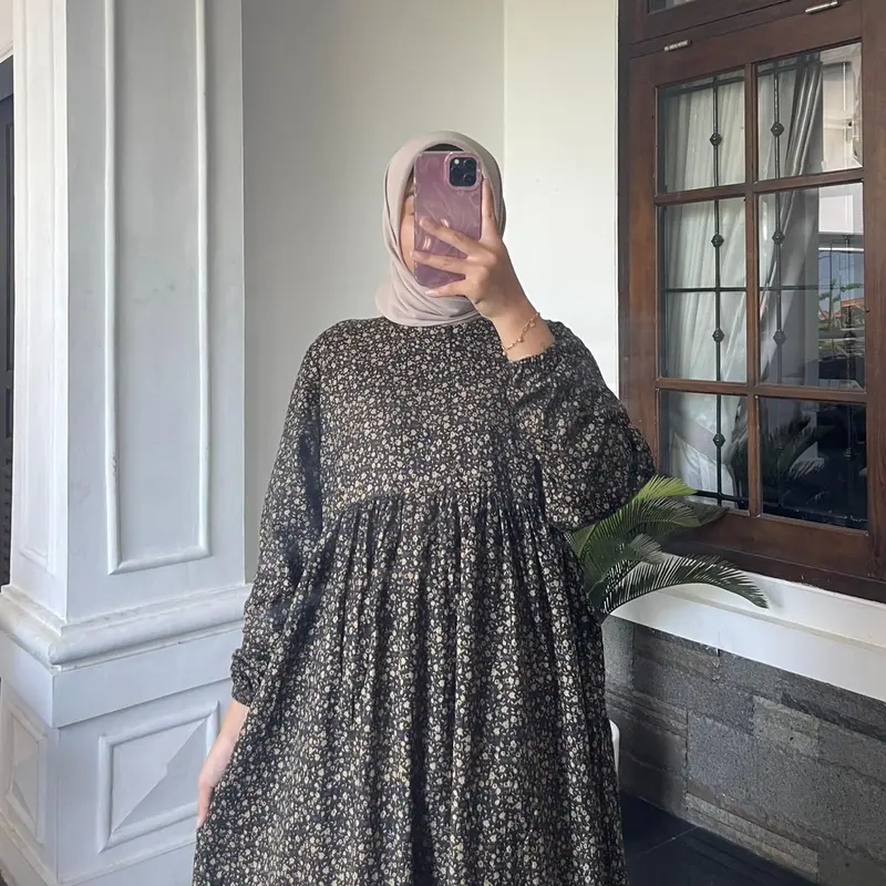 (LIVE) GAMIS KATUN RAYON PREMIUM / MIDI DRESS RAYON 3