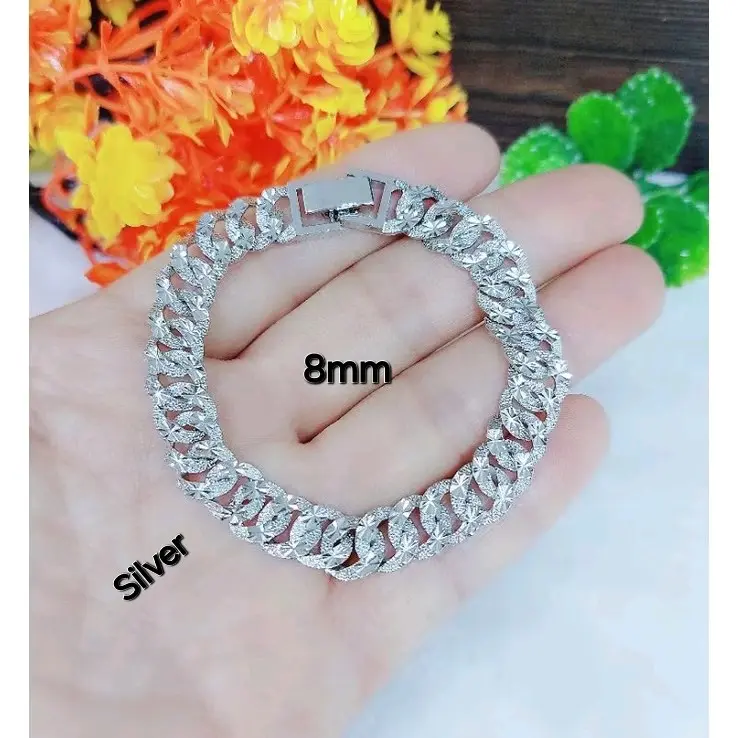 Gelang tangan sisik naga putih 8mm 10mm 15mm