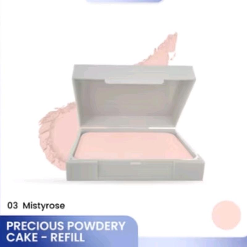 Inez Refill Precious Powdery Cake - Bedak plus foundition Waterproof 1