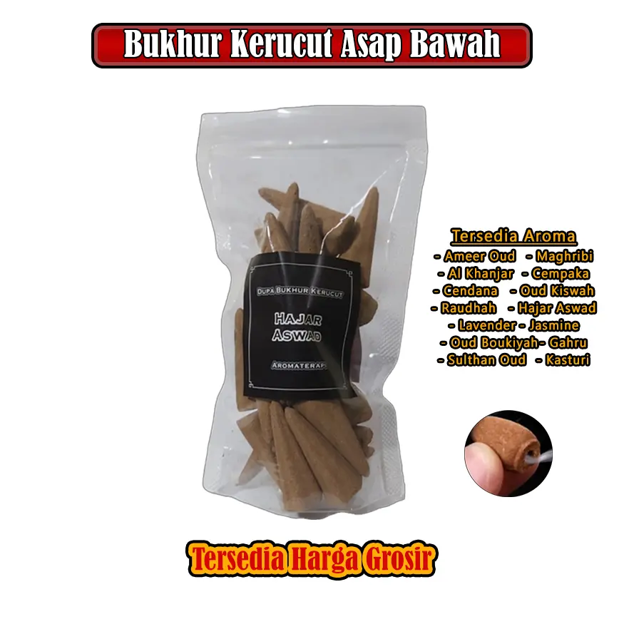 Dupa Bukhur Kerucut Isi 50Pcs Asap Bawah Dupa Buhur Aromaterapi Lavender rumah wangi
