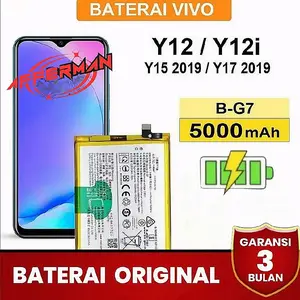 BATRE BATERAI FOR VIV B-G7 UNTUK VIV Y12 / Y12i / Y15 2019 / Y17 2019 KUALITAS ORIGINAL GARANSI 3 BULAN BATERY PONSEL Battery