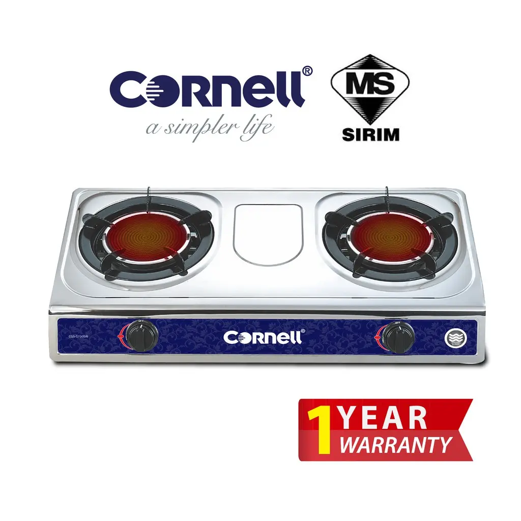 Cornell CGS-G150SIR InfraRed Gas Stove (Smokeless and Flameless) /Dapur Gas