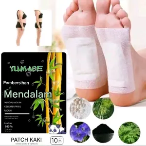 Koyo Kaki Herbal Detox Tradisional Deep Cleaning - 1 Box Isi 10 - Tangan, Foot, Hand, Exfoliating, Kotoran