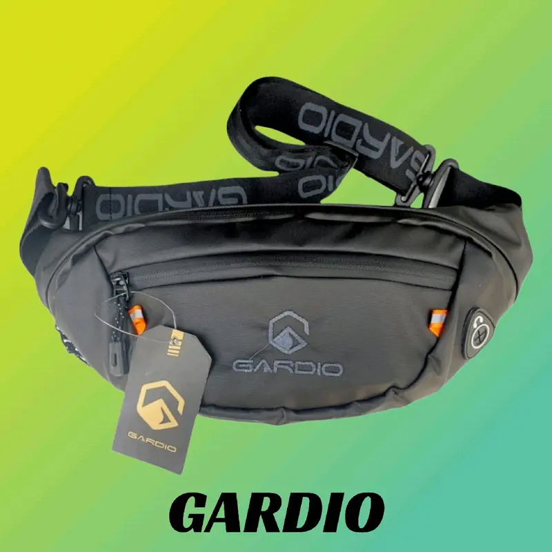 Tas Selempang Pria / Tas Waistbag Pinggang Cowok Anti Air Waterproof Premium Gardio - Cocok Untuk Aktivitas Harian Anda 4