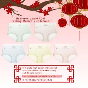 Hyaluronic Acid Moisturizing Breathable High-Waist Plus-Size Women's Panties Dopamine-Inspired Highly Elastic 10A Antibacterial for Curvy Figures up to 150 kg