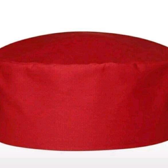 Topi chef koki peci chef waiters hotel bahan katun 1