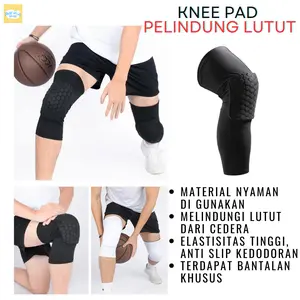 Kneepad Pelindung Kaki Olahraga Basket Dekker Futsal Voli Deker lutut Bantalan Lutut legsleeve lengan & alat pendukung olahraga