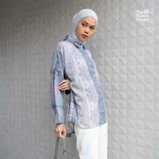 KEMEJA ETNIK WOLFIS JEEVAKA ELEGAN KANCING TUTUP SHIRT PREMIUM LONG SHIRT B720  Atasan / Motif / Batik / Modern / Terbaru
