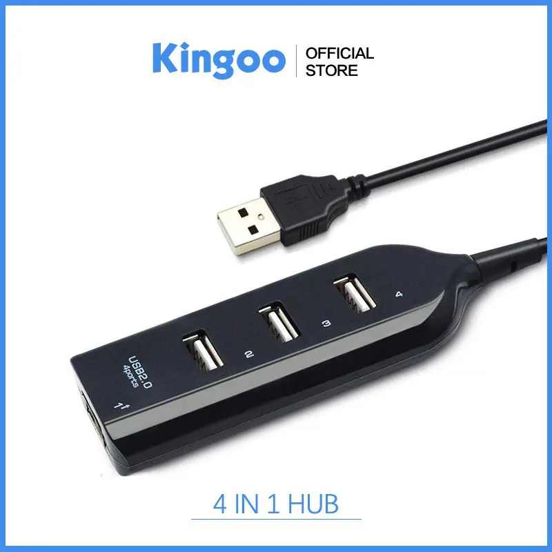 USB HUB 4 Port in 1 dalam 1 tempat 50 cm 4 output