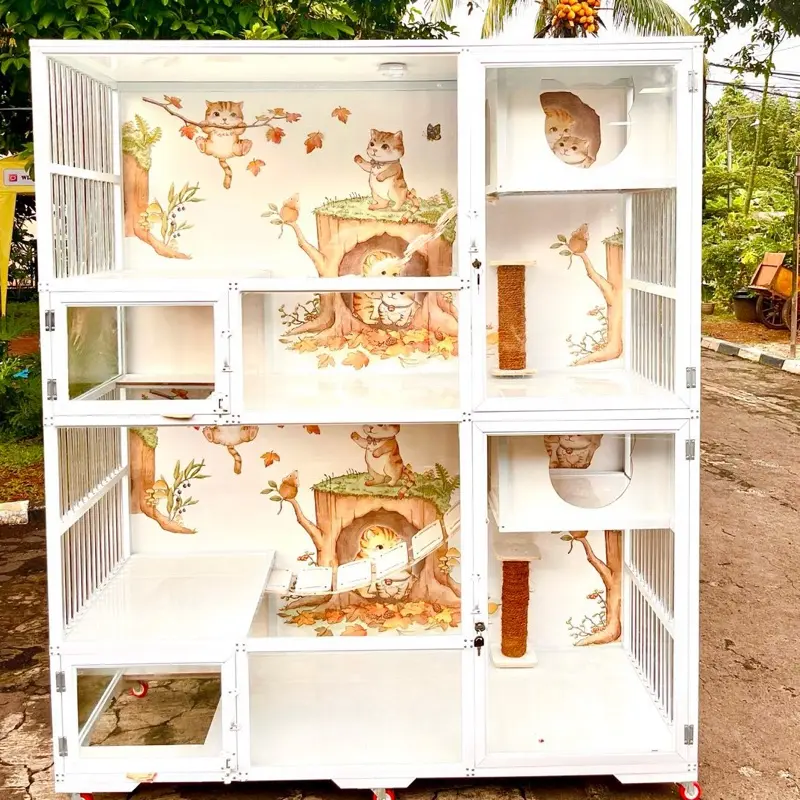 Kandang Kucing Alumunium Premium cat playground