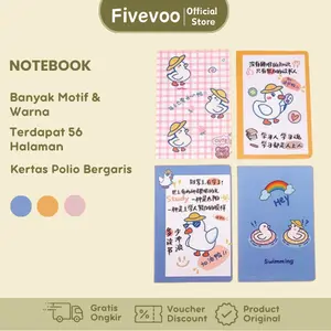 BUKU UKURAN A5/ Notepad /Buku Tulis / BOOK A5/ BUKU TULIS MOTIF/ BUKU TULIS AESTHETIC  PRODUK SATUAN (1 PCS)