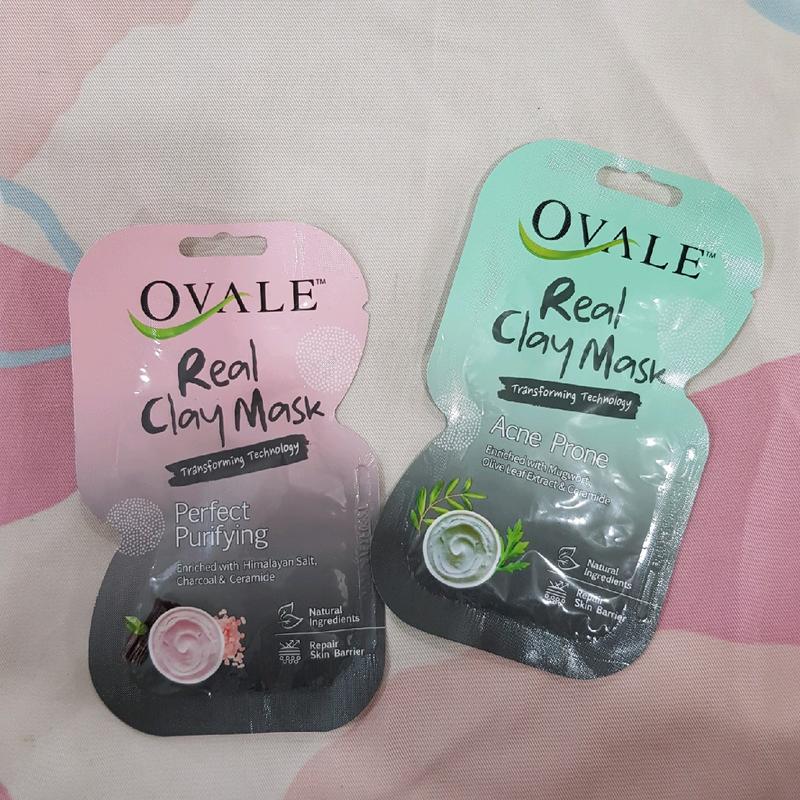 OVALE Real Clay Mask Sachet / Tube 3