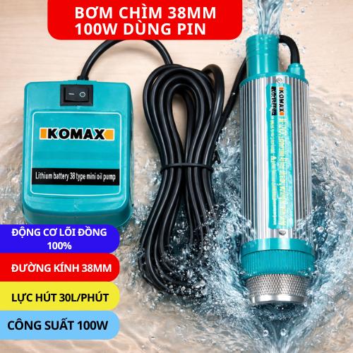  Bơm Chìm Mini Dùng Pin - Máy Bơm Nước Điện Mini Chìm Bơm Tự Mồi Nhiên Liệu Đa Năng 
