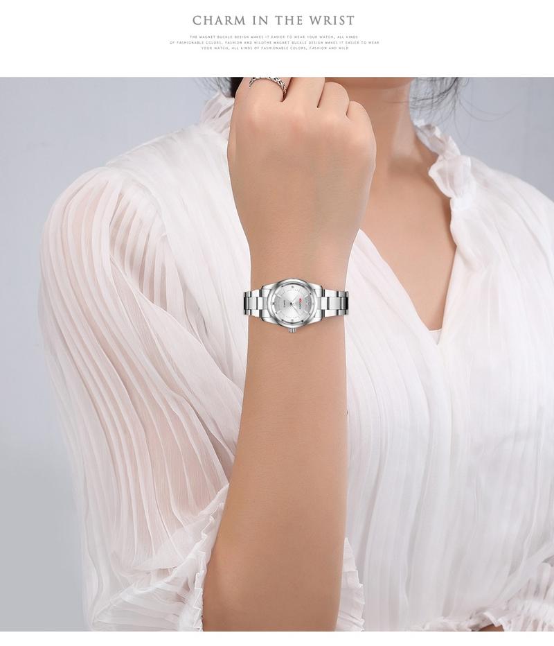 Product Introduction of ARLANCH Simple Korean Style Women's Watch Trend Quartz Waterproof Stainless Steel Watch 310 25