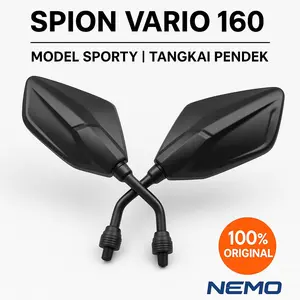 Spion Vario 125 Gen 2 Tangkai Pendek PNP Vario Beat Scoopy Nmax Aerox PCX Universal Semua HONDA DAN YAMAHA Accessories Motor