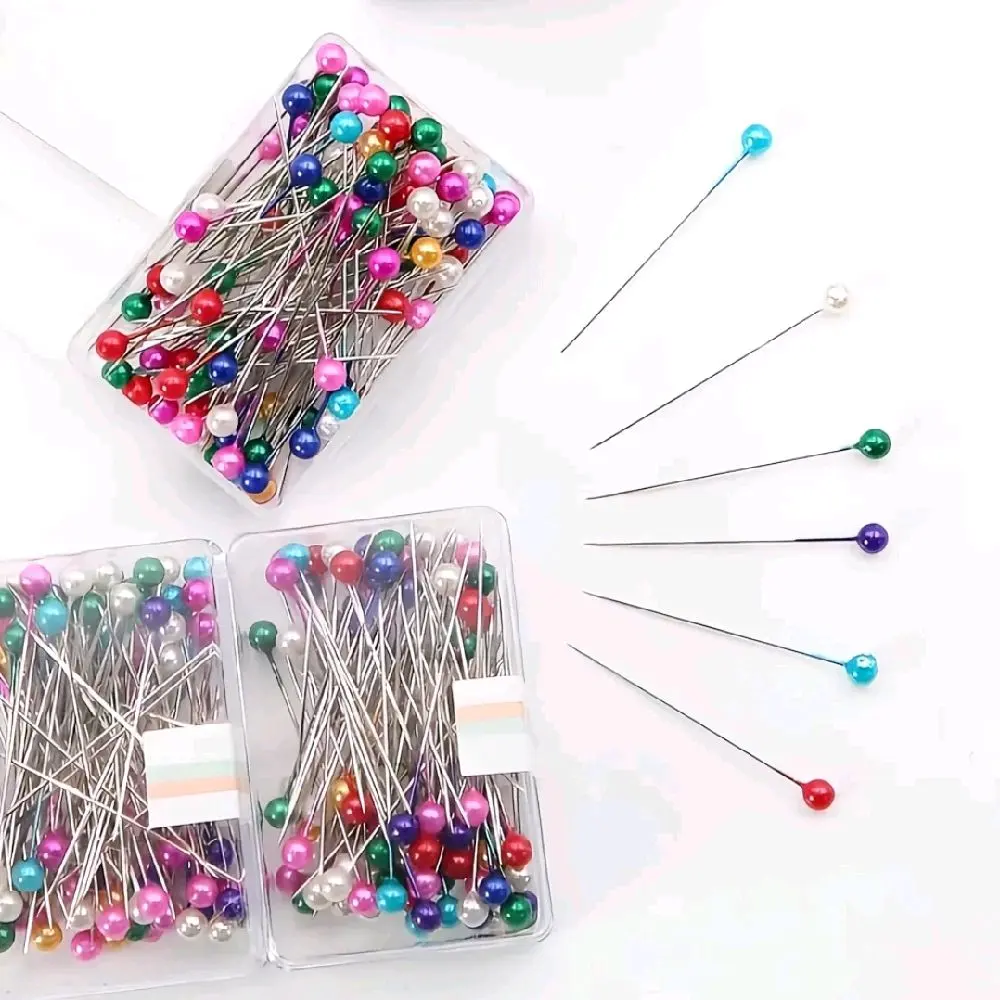 1 BOX 30PCS JARUM PENTUL STAINLESS UKURAN SEDANG/ JARUM PENTUL HIJAB TERMURAH