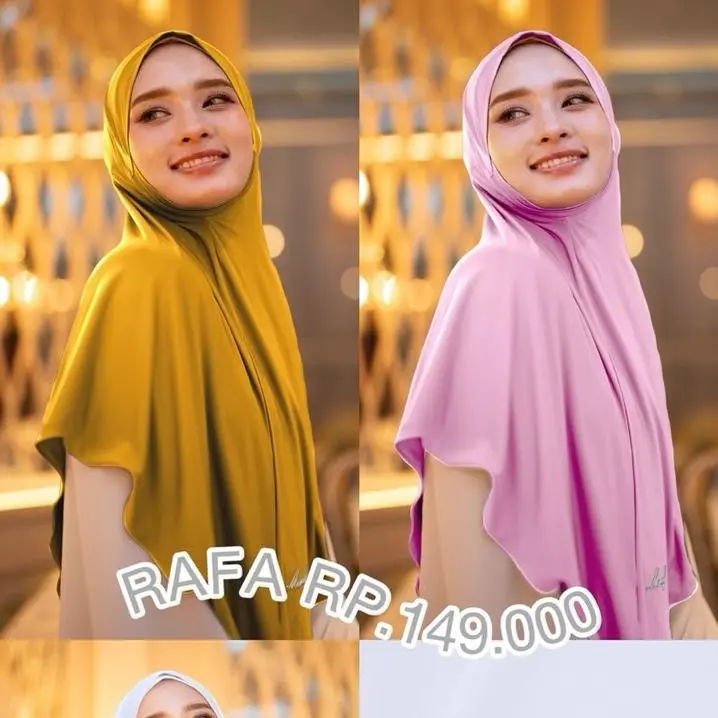 MANDJHA Hijab Rafa Series Bergo Instan By IVAN GUNAWAN-(ORIGINAL) 2