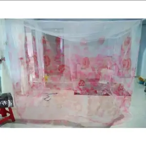 kain kelambu tidur anti nyamuk motif bunga manohara