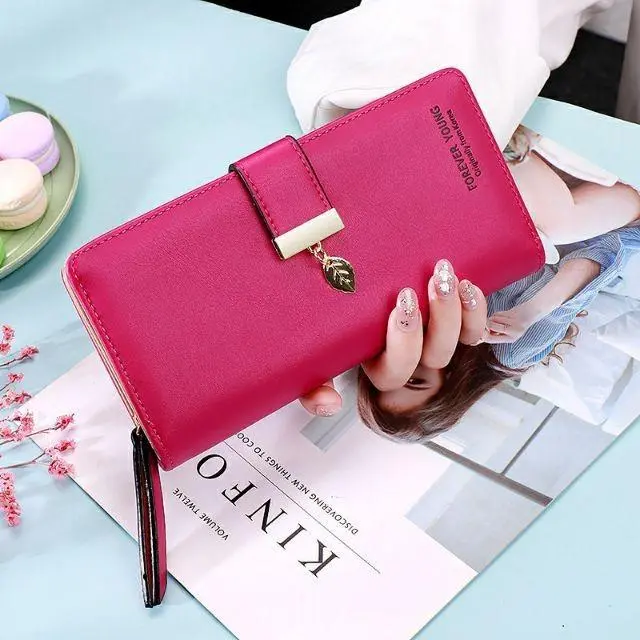 DOMPET VINI - DOMPET PANJANG LIPAT WANITA MODEL TEBARU LUCU KOREA ELEGAN SIMPLE BAHAN TEBAL PENGAMAN 1
