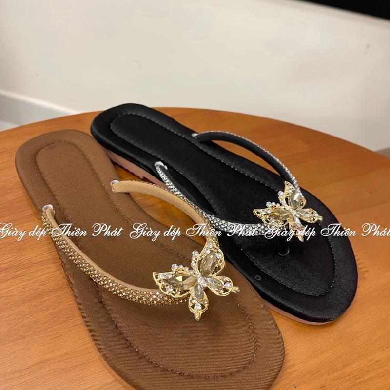  DÉP THIÊN PHÁT -Dép nữ vai xoàn kẹp ngón khoá bướm - M06 