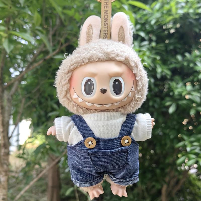 Mini Labub Mini 6 inch Labubu Doll Clothes Dress up Costumes Cute Labub - TikTok ...