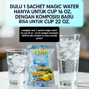[NEW FORMULA] VELFIT MAGIC WATER DENGAN RASA MOCKTAIL SEPERTI DI CAFE | TANPA PEWARNA | BIASA DI JUAL Rp3000
