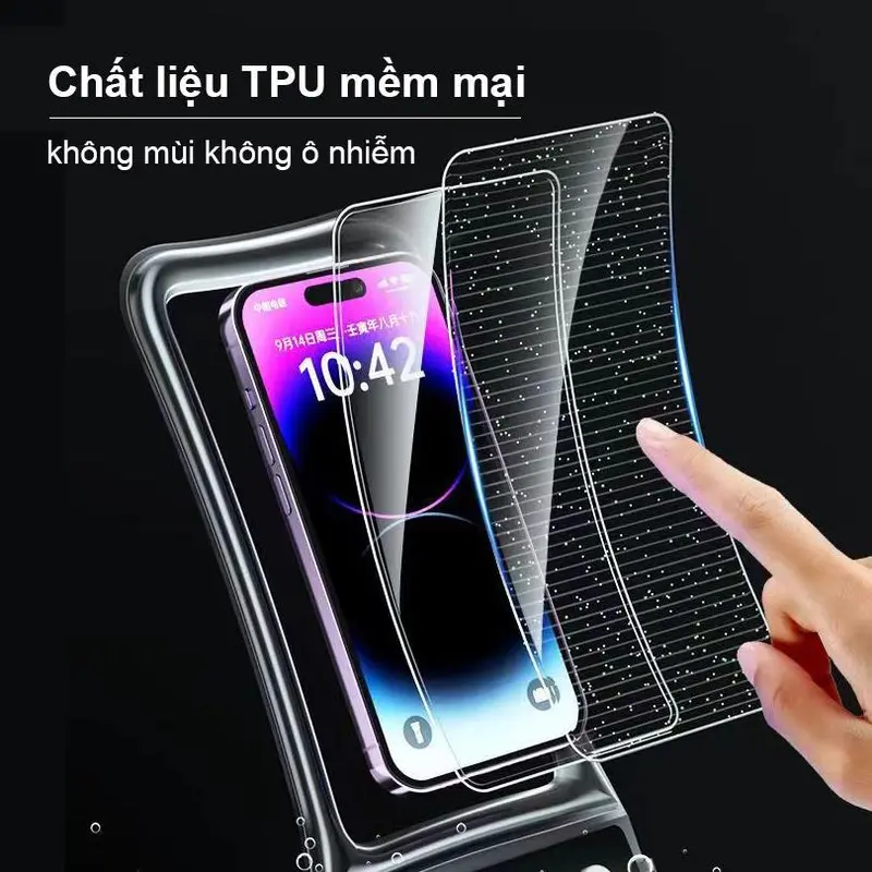 Túi đựng điện thoại không thấm nước, với niêm phong gia cố 6