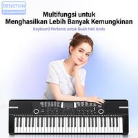 Gambar Benston Music Piano Digital 61 Tutup Portabel, Organ Elektronik Anak, Alat Musik Pemula - Black dari Benston Music Kab. Tangerang 2 Tokopedia