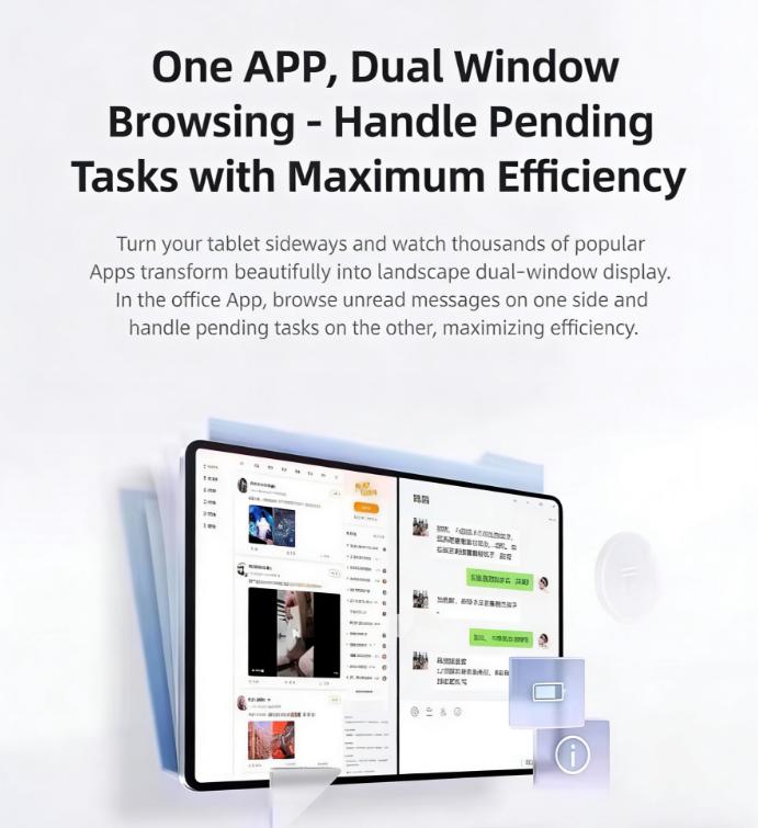 New tablet for 2026. This multi-functional tablet is perfect for entertainment, watching TV, playing games, and working, and supports dual SIM card slots, allowing simultaneous support for 5G and 4G networks.