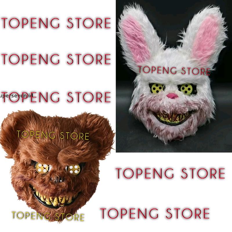 topeng viral fyf topeng beard topeng beruang viral Hadiah Plastik Bulu 3