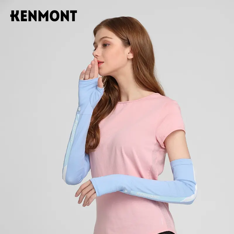 KENMONT Fashion Cooling Arm Sleeves for Women Men UV Protection Breathable Compression Sleeves to Cover Arms Sun Sleeves Outdoor Sports Summer Outfit