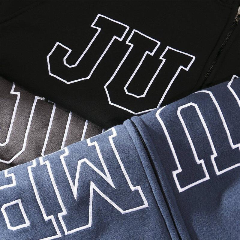 Product Introduction of เสื้อกันหนาวผู้หญิง เสื้อโค้ทกันหนาว เสื้อกันหนาวมีฮู้ดผู้หญิง เสื้อกันหนาวมีฮู้ดอื่นๆ แฟชั่น ตัวอักษร เหมาะสำหรับฤดูใบไม้ร่วงและฤดูหนาว 9
