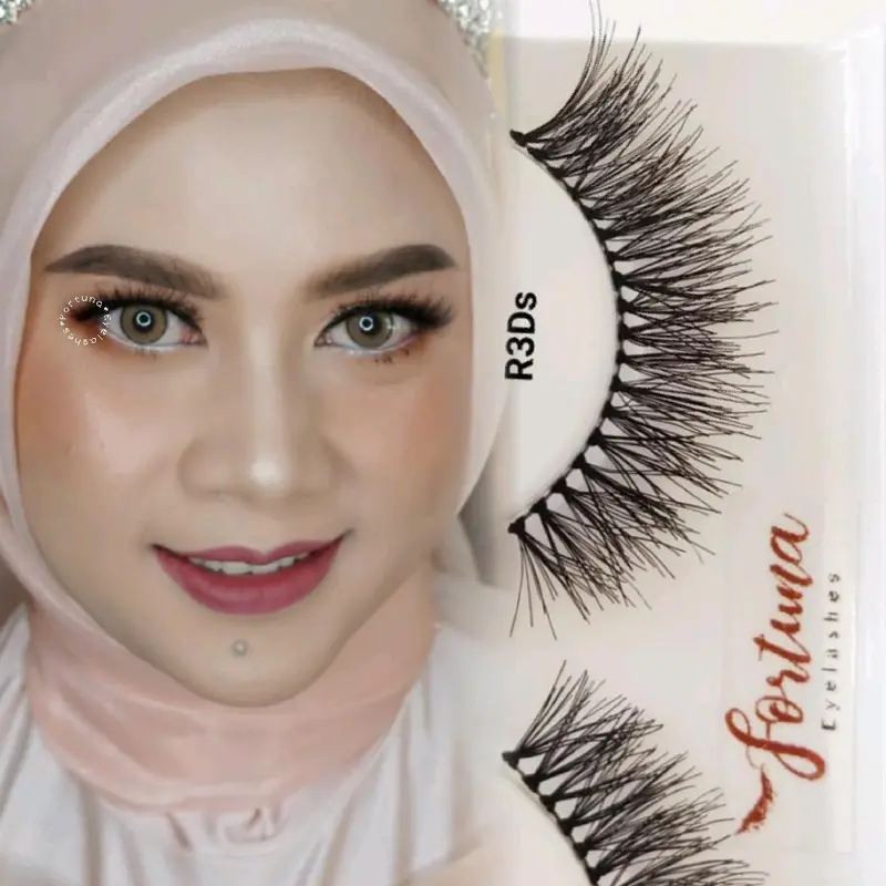 Bulu Mata Palsu 3d Tebal dan Lentik Cat Eyes Look | Kode R 3ds Bulumata Eyelash 2
