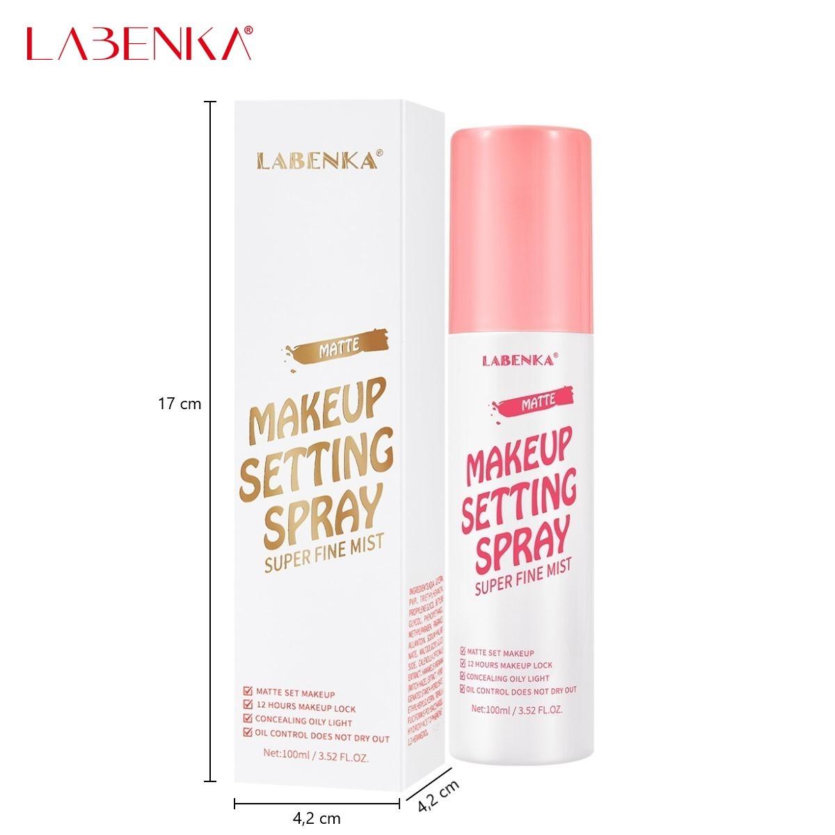 LABENKA | BPOM | Makeup Setting Spray Matte Finish Super Fine Mist 100ml - Fix Makeup Tahan Lama LBK-F03 LABENKA | BPOM | Makeup Setting Spray Matte Finish Super Fine Mist 100ml - Fix Makeup Tahan Lama LBK-F03