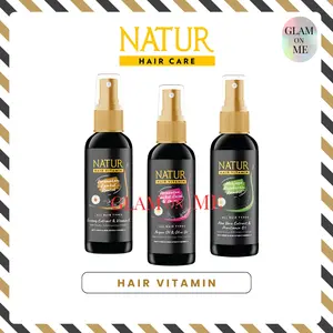 Natur Hair Vitamin 80ml - Menutrisi Helai Rambut & Rambut Halus Berkilau