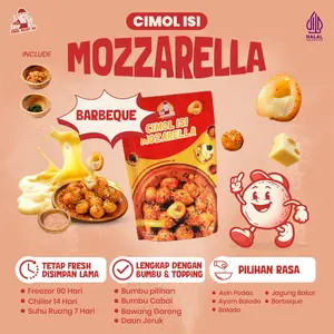 Cimol Bojot AA isi Mozzarella Rasa Barbeque Daun Jeruk