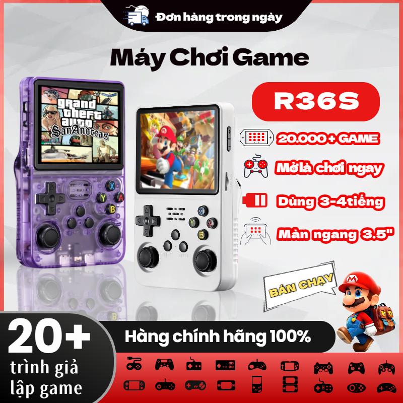 Máy Chơi Game R36S Chính Hãng - Cầm Tay Game GBA PSP Arcade 15.000+ Bảng Điều Khiển Trò Chơi Đa Chức Năng Màn Hình IPS 3.5 Inch Di Động Nhẹ Giao hàng trong ngày