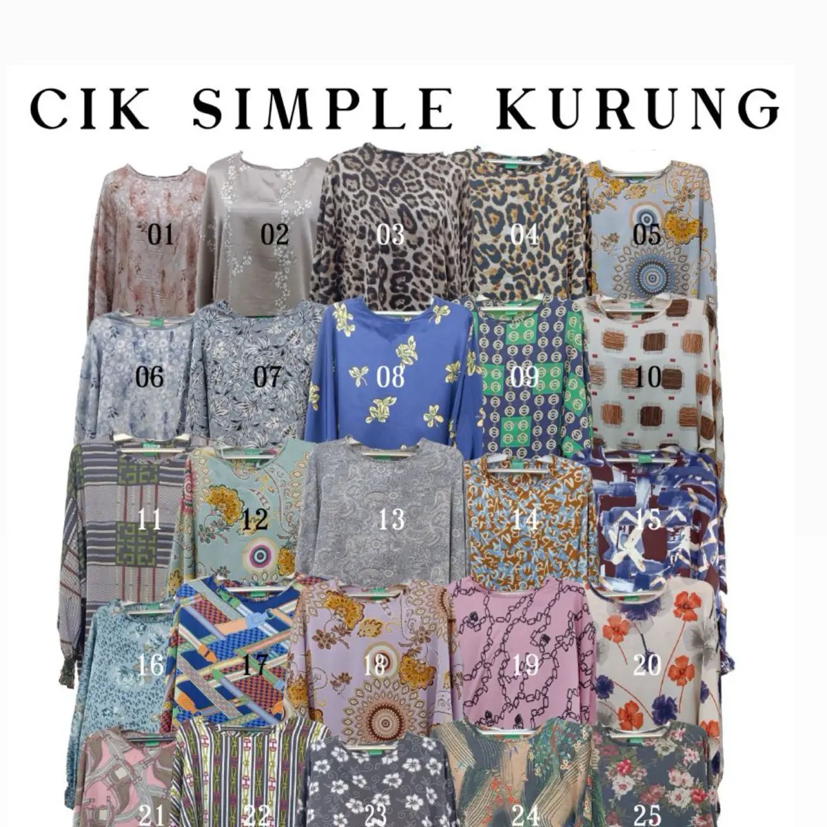 [SR] CIK SIMPLE KURUNG PRINTED AFFLTE MADAM MARIYAH BAJU KURUNG SATIN opah